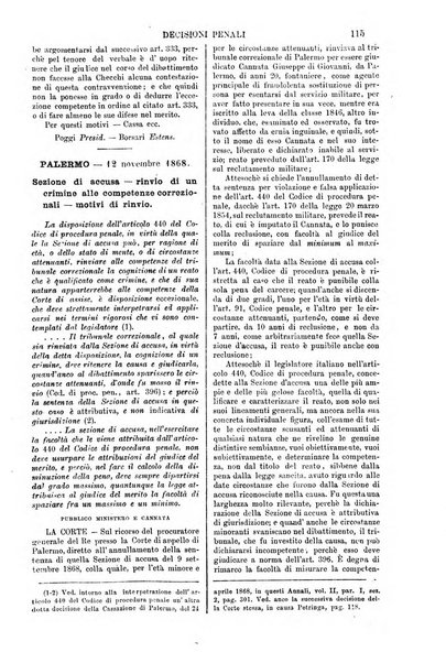 Annali della giurisprudenza italiana raccolta generale delle decisioni delle Corti di cassazione e d'appello in materia civile, criminale, commerciale, di diritto pubblico e amministrativo, e di procedura civile e penale