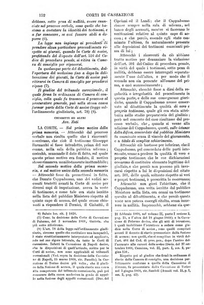 Annali della giurisprudenza italiana raccolta generale delle decisioni delle Corti di cassazione e d'appello in materia civile, criminale, commerciale, di diritto pubblico e amministrativo, e di procedura civile e penale