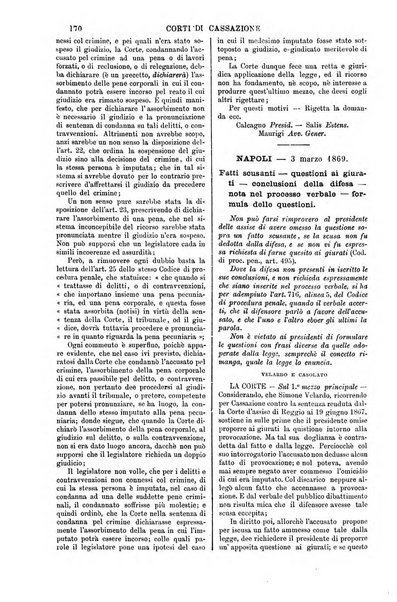 Annali della giurisprudenza italiana raccolta generale delle decisioni delle Corti di cassazione e d'appello in materia civile, criminale, commerciale, di diritto pubblico e amministrativo, e di procedura civile e penale