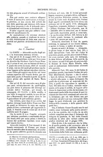 Annali della giurisprudenza italiana raccolta generale delle decisioni delle Corti di cassazione e d'appello in materia civile, criminale, commerciale, di diritto pubblico e amministrativo, e di procedura civile e penale