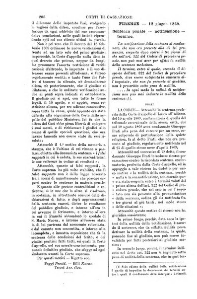 Annali della giurisprudenza italiana raccolta generale delle decisioni delle Corti di cassazione e d'appello in materia civile, criminale, commerciale, di diritto pubblico e amministrativo, e di procedura civile e penale