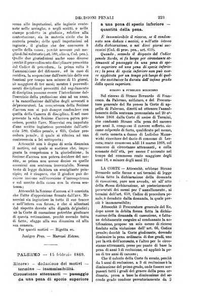 Annali della giurisprudenza italiana raccolta generale delle decisioni delle Corti di cassazione e d'appello in materia civile, criminale, commerciale, di diritto pubblico e amministrativo, e di procedura civile e penale