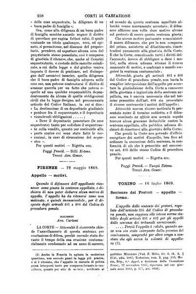 Annali della giurisprudenza italiana raccolta generale delle decisioni delle Corti di cassazione e d'appello in materia civile, criminale, commerciale, di diritto pubblico e amministrativo, e di procedura civile e penale