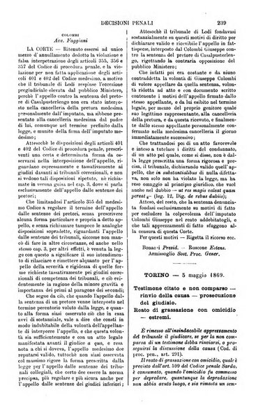 Annali della giurisprudenza italiana raccolta generale delle decisioni delle Corti di cassazione e d'appello in materia civile, criminale, commerciale, di diritto pubblico e amministrativo, e di procedura civile e penale