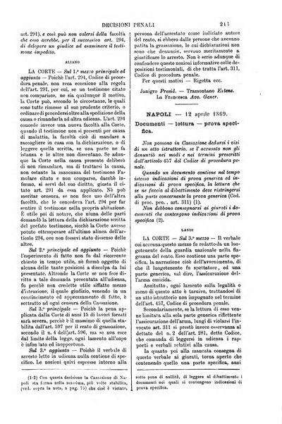 Annali della giurisprudenza italiana raccolta generale delle decisioni delle Corti di cassazione e d'appello in materia civile, criminale, commerciale, di diritto pubblico e amministrativo, e di procedura civile e penale