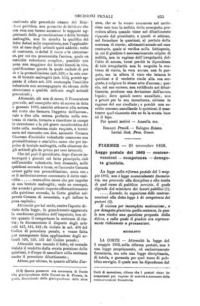 Annali della giurisprudenza italiana raccolta generale delle decisioni delle Corti di cassazione e d'appello in materia civile, criminale, commerciale, di diritto pubblico e amministrativo, e di procedura civile e penale