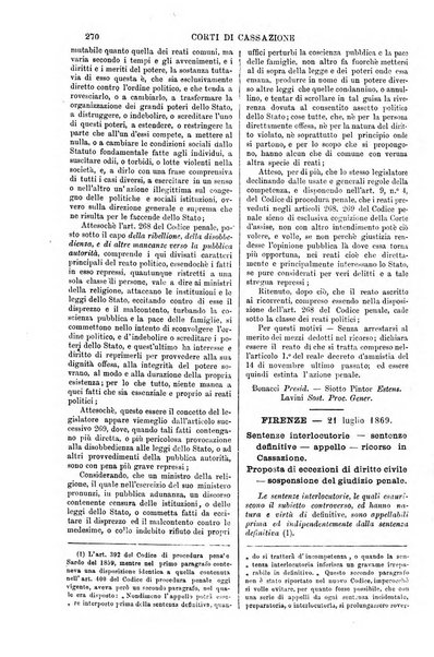 Annali della giurisprudenza italiana raccolta generale delle decisioni delle Corti di cassazione e d'appello in materia civile, criminale, commerciale, di diritto pubblico e amministrativo, e di procedura civile e penale