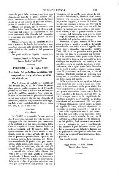 Annali della giurisprudenza italiana raccolta generale delle decisioni delle Corti di cassazione e d'appello in materia civile, criminale, commerciale, di diritto pubblico e amministrativo, e di procedura civile e penale