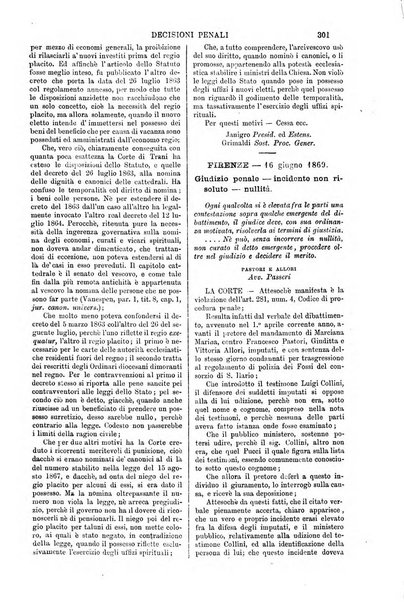 Annali della giurisprudenza italiana raccolta generale delle decisioni delle Corti di cassazione e d'appello in materia civile, criminale, commerciale, di diritto pubblico e amministrativo, e di procedura civile e penale