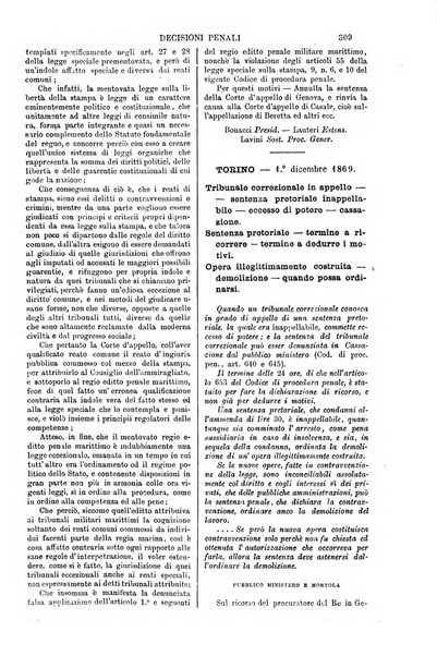 Annali della giurisprudenza italiana raccolta generale delle decisioni delle Corti di cassazione e d'appello in materia civile, criminale, commerciale, di diritto pubblico e amministrativo, e di procedura civile e penale