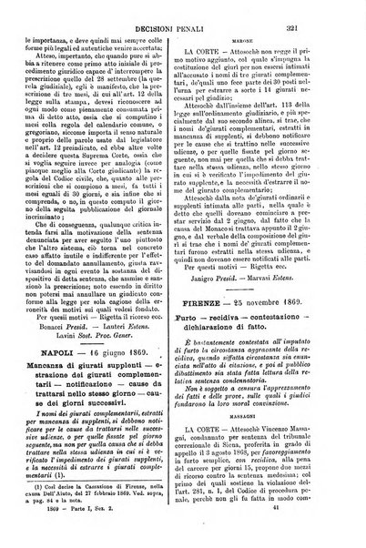 Annali della giurisprudenza italiana raccolta generale delle decisioni delle Corti di cassazione e d'appello in materia civile, criminale, commerciale, di diritto pubblico e amministrativo, e di procedura civile e penale