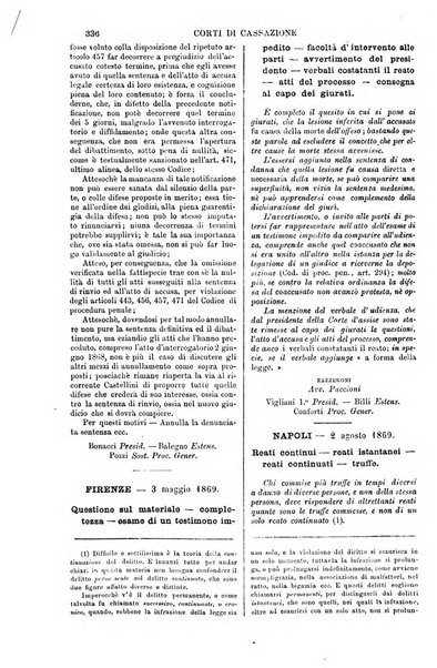 Annali della giurisprudenza italiana raccolta generale delle decisioni delle Corti di cassazione e d'appello in materia civile, criminale, commerciale, di diritto pubblico e amministrativo, e di procedura civile e penale