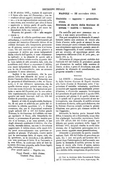 Annali della giurisprudenza italiana raccolta generale delle decisioni delle Corti di cassazione e d'appello in materia civile, criminale, commerciale, di diritto pubblico e amministrativo, e di procedura civile e penale