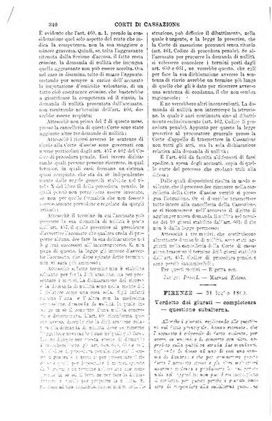 Annali della giurisprudenza italiana raccolta generale delle decisioni delle Corti di cassazione e d'appello in materia civile, criminale, commerciale, di diritto pubblico e amministrativo, e di procedura civile e penale