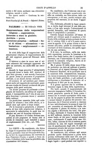 Annali della giurisprudenza italiana raccolta generale delle decisioni delle Corti di cassazione e d'appello in materia civile, criminale, commerciale, di diritto pubblico e amministrativo, e di procedura civile e penale