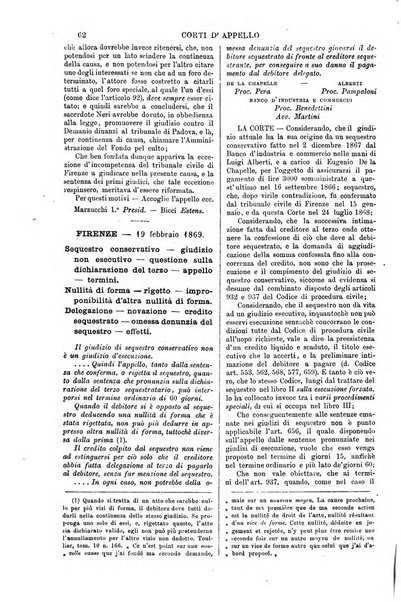 Annali della giurisprudenza italiana raccolta generale delle decisioni delle Corti di cassazione e d'appello in materia civile, criminale, commerciale, di diritto pubblico e amministrativo, e di procedura civile e penale