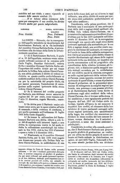 Annali della giurisprudenza italiana raccolta generale delle decisioni delle Corti di cassazione e d'appello in materia civile, criminale, commerciale, di diritto pubblico e amministrativo, e di procedura civile e penale