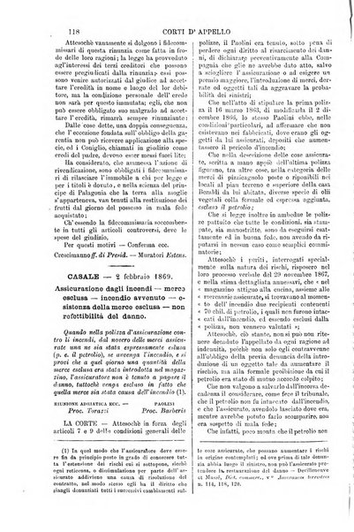 Annali della giurisprudenza italiana raccolta generale delle decisioni delle Corti di cassazione e d'appello in materia civile, criminale, commerciale, di diritto pubblico e amministrativo, e di procedura civile e penale