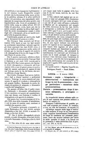 Annali della giurisprudenza italiana raccolta generale delle decisioni delle Corti di cassazione e d'appello in materia civile, criminale, commerciale, di diritto pubblico e amministrativo, e di procedura civile e penale