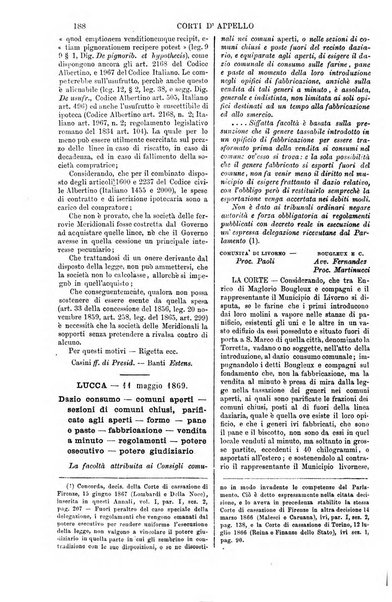 Annali della giurisprudenza italiana raccolta generale delle decisioni delle Corti di cassazione e d'appello in materia civile, criminale, commerciale, di diritto pubblico e amministrativo, e di procedura civile e penale