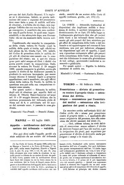 Annali della giurisprudenza italiana raccolta generale delle decisioni delle Corti di cassazione e d'appello in materia civile, criminale, commerciale, di diritto pubblico e amministrativo, e di procedura civile e penale