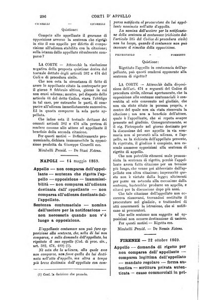 Annali della giurisprudenza italiana raccolta generale delle decisioni delle Corti di cassazione e d'appello in materia civile, criminale, commerciale, di diritto pubblico e amministrativo, e di procedura civile e penale