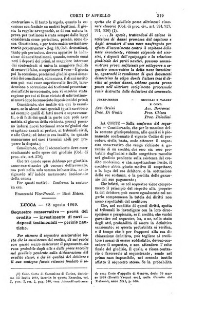 Annali della giurisprudenza italiana raccolta generale delle decisioni delle Corti di cassazione e d'appello in materia civile, criminale, commerciale, di diritto pubblico e amministrativo, e di procedura civile e penale