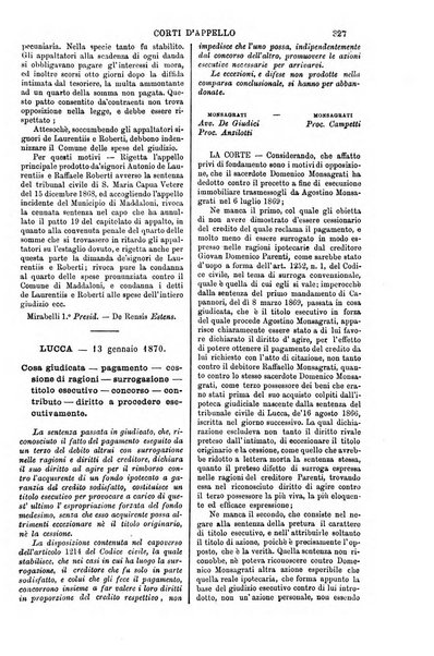 Annali della giurisprudenza italiana raccolta generale delle decisioni delle Corti di cassazione e d'appello in materia civile, criminale, commerciale, di diritto pubblico e amministrativo, e di procedura civile e penale