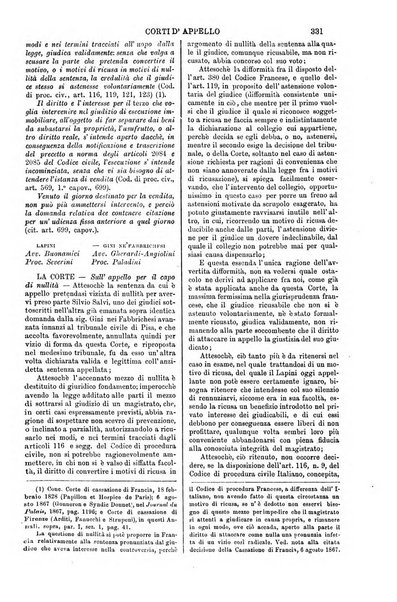 Annali della giurisprudenza italiana raccolta generale delle decisioni delle Corti di cassazione e d'appello in materia civile, criminale, commerciale, di diritto pubblico e amministrativo, e di procedura civile e penale