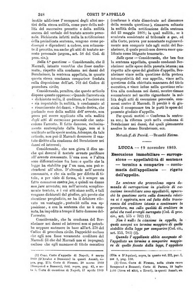 Annali della giurisprudenza italiana raccolta generale delle decisioni delle Corti di cassazione e d'appello in materia civile, criminale, commerciale, di diritto pubblico e amministrativo, e di procedura civile e penale