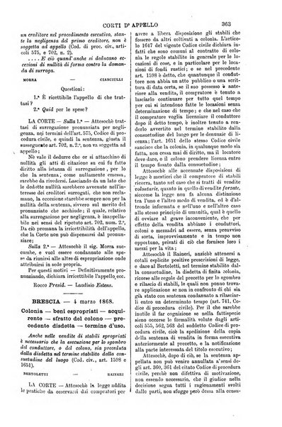 Annali della giurisprudenza italiana raccolta generale delle decisioni delle Corti di cassazione e d'appello in materia civile, criminale, commerciale, di diritto pubblico e amministrativo, e di procedura civile e penale