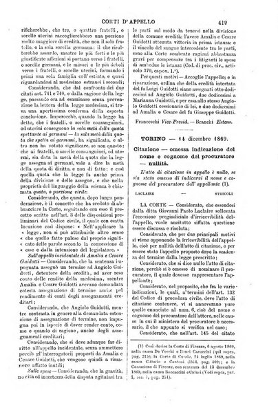 Annali della giurisprudenza italiana raccolta generale delle decisioni delle Corti di cassazione e d'appello in materia civile, criminale, commerciale, di diritto pubblico e amministrativo, e di procedura civile e penale