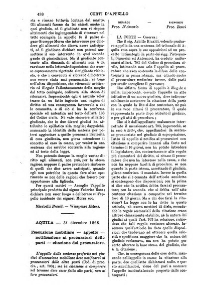 Annali della giurisprudenza italiana raccolta generale delle decisioni delle Corti di cassazione e d'appello in materia civile, criminale, commerciale, di diritto pubblico e amministrativo, e di procedura civile e penale