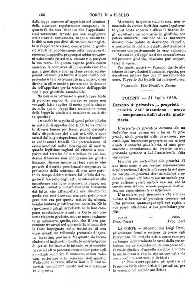 Annali della giurisprudenza italiana raccolta generale delle decisioni delle Corti di cassazione e d'appello in materia civile, criminale, commerciale, di diritto pubblico e amministrativo, e di procedura civile e penale