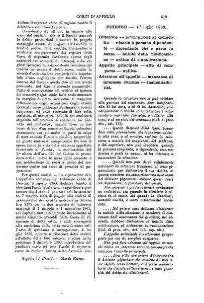 Annali della giurisprudenza italiana raccolta generale delle decisioni delle Corti di cassazione e d'appello in materia civile, criminale, commerciale, di diritto pubblico e amministrativo, e di procedura civile e penale