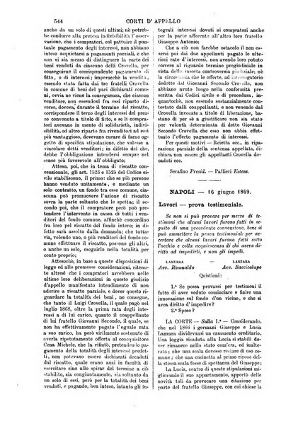 Annali della giurisprudenza italiana raccolta generale delle decisioni delle Corti di cassazione e d'appello in materia civile, criminale, commerciale, di diritto pubblico e amministrativo, e di procedura civile e penale