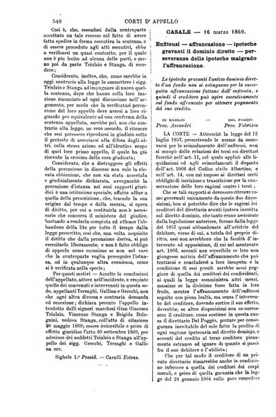 Annali della giurisprudenza italiana raccolta generale delle decisioni delle Corti di cassazione e d'appello in materia civile, criminale, commerciale, di diritto pubblico e amministrativo, e di procedura civile e penale