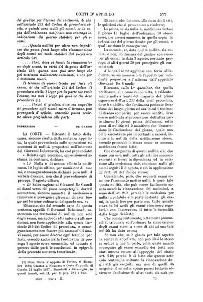 Annali della giurisprudenza italiana raccolta generale delle decisioni delle Corti di cassazione e d'appello in materia civile, criminale, commerciale, di diritto pubblico e amministrativo, e di procedura civile e penale