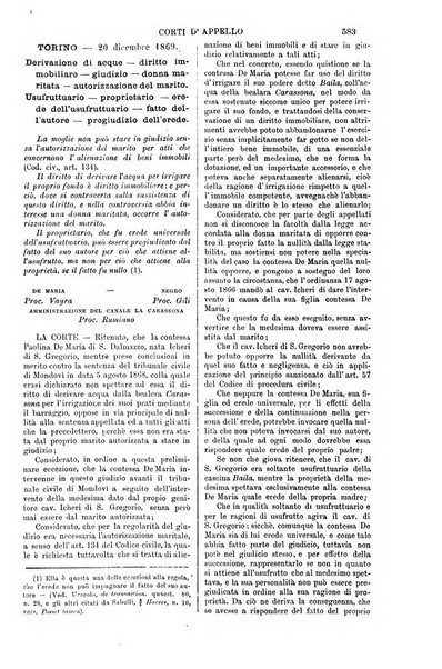 Annali della giurisprudenza italiana raccolta generale delle decisioni delle Corti di cassazione e d'appello in materia civile, criminale, commerciale, di diritto pubblico e amministrativo, e di procedura civile e penale