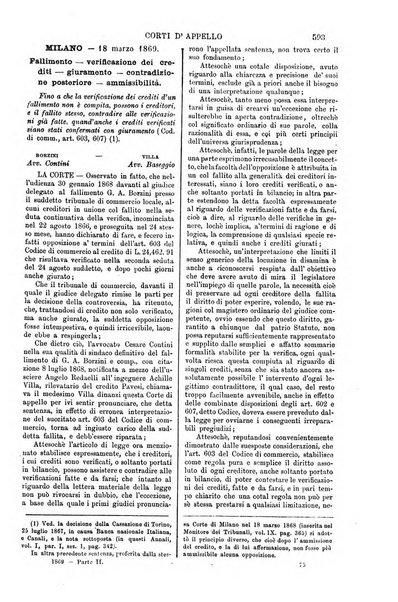 Annali della giurisprudenza italiana raccolta generale delle decisioni delle Corti di cassazione e d'appello in materia civile, criminale, commerciale, di diritto pubblico e amministrativo, e di procedura civile e penale