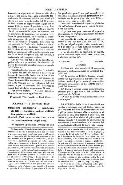 Annali della giurisprudenza italiana raccolta generale delle decisioni delle Corti di cassazione e d'appello in materia civile, criminale, commerciale, di diritto pubblico e amministrativo, e di procedura civile e penale