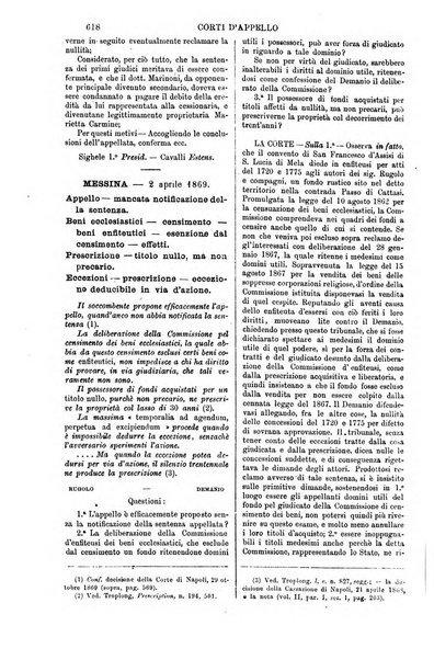 Annali della giurisprudenza italiana raccolta generale delle decisioni delle Corti di cassazione e d'appello in materia civile, criminale, commerciale, di diritto pubblico e amministrativo, e di procedura civile e penale