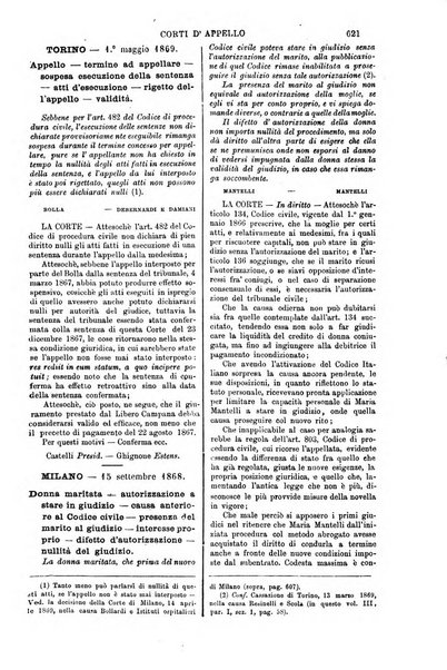 Annali della giurisprudenza italiana raccolta generale delle decisioni delle Corti di cassazione e d'appello in materia civile, criminale, commerciale, di diritto pubblico e amministrativo, e di procedura civile e penale