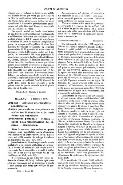 Annali della giurisprudenza italiana raccolta generale delle decisioni delle Corti di cassazione e d'appello in materia civile, criminale, commerciale, di diritto pubblico e amministrativo, e di procedura civile e penale