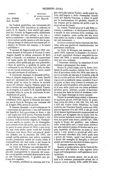 Annali della giurisprudenza italiana raccolta generale delle decisioni delle Corti di cassazione e d'appello in materia civile, criminale, commerciale, di diritto pubblico e amministrativo, e di procedura civile e penale