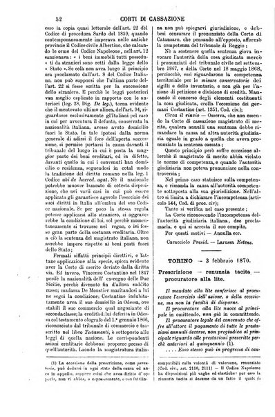 Annali della giurisprudenza italiana raccolta generale delle decisioni delle Corti di cassazione e d'appello in materia civile, criminale, commerciale, di diritto pubblico e amministrativo, e di procedura civile e penale