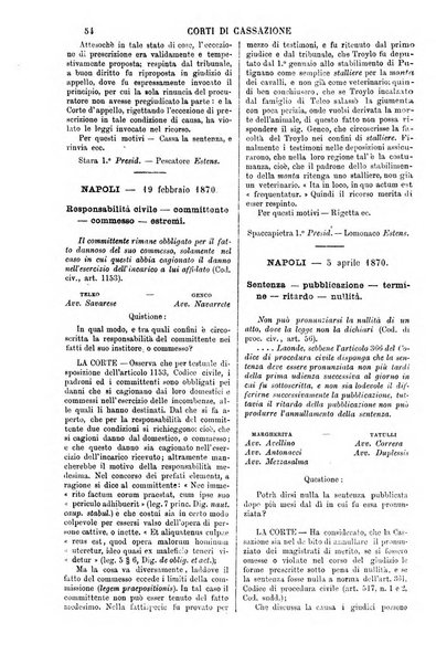 Annali della giurisprudenza italiana raccolta generale delle decisioni delle Corti di cassazione e d'appello in materia civile, criminale, commerciale, di diritto pubblico e amministrativo, e di procedura civile e penale