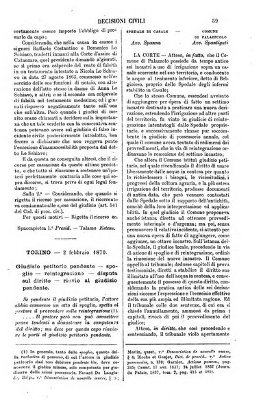 Annali della giurisprudenza italiana raccolta generale delle decisioni delle Corti di cassazione e d'appello in materia civile, criminale, commerciale, di diritto pubblico e amministrativo, e di procedura civile e penale