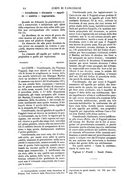 Annali della giurisprudenza italiana raccolta generale delle decisioni delle Corti di cassazione e d'appello in materia civile, criminale, commerciale, di diritto pubblico e amministrativo, e di procedura civile e penale