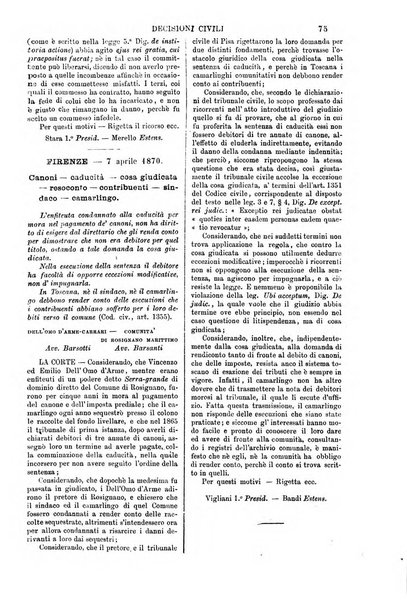 Annali della giurisprudenza italiana raccolta generale delle decisioni delle Corti di cassazione e d'appello in materia civile, criminale, commerciale, di diritto pubblico e amministrativo, e di procedura civile e penale